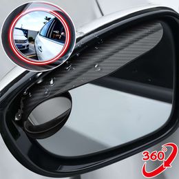 HD Frameless Rearview Rain Eyebrow blind 75 leetcode Spot Mirror - Small Round Design with 360° Wide Angle for Parking Assistance