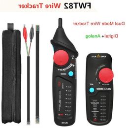 FreeShipping FWT81 Cable Tracker RJ45 RJ11 Telephone Wire Network LAN TV Electric Line Finder Tester Brvgm