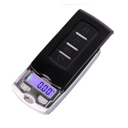 Weighing Scales Wholesale Super Tiny Portable Mini Pocket Jewellery Cract Scale 200G/100Gx0.01G Car Key Digital Weight Nce Gramme Cute D Dhptq