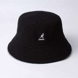 Kangol Bucket Hat Womens Bucket Hat Large Buckets Korean Fisherman Hat Mens Fashion Casual Collection Flat Dome Beanie Sun Hats Different Sizes Black Summer Hats