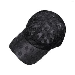 Ball Caps Women Washable Visor Casquette Summer Outdoor Daily Lace Flower Baseball Cap Snapback Breathable Mesh Casual Portable