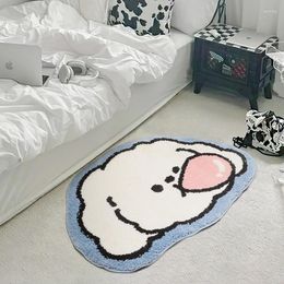 Carpets Tufting Cartoon Bathmat Soft Bedroom Bathroom Door Mat Fluffy Bed Side Rug Foot Carpet Bedside Floor Pad Home Kids Room Decor