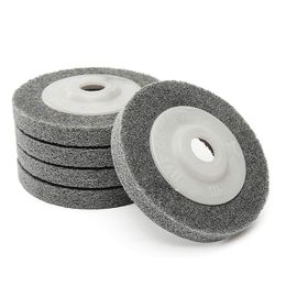 Freeshipping 5Pcs/lot 4 Inch Fiber Polishing Sanding Discs Set 100mm Metal Wood Buffing Wheel Pads Klbmq