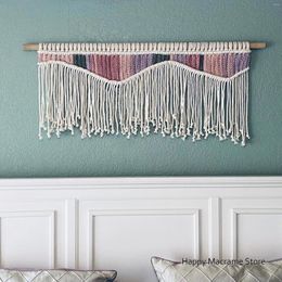 Tapestries Macrame Home Decor Statement Wall Piece Above Bed Head Board Accent Boho House Warming Gift Nursery