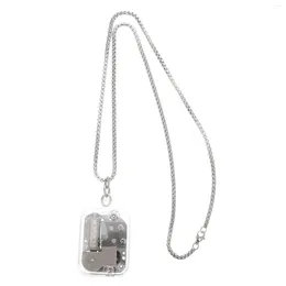 Jewellery Pouches Girls Necklaces Acrylic Music Box Ornament Chain Gift Decorative Unique Creative Pendant Miss