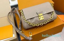 Empreinte Leather Removable Strap Detachable Golden Chain Designer Crossbody Bag