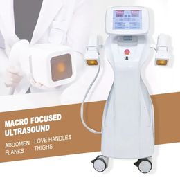 2023 La più recente macchina ultra dimagrante cryo Focused Scanning Ultrasound Weight Loss Body Slimming Beauty Equipment con doppi manici