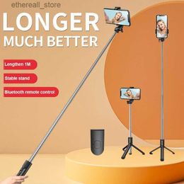 Selfie Monopods Wireless Selfie Stick Bluetooth Foldable Retractable Folding Monopod LED Light Remote Control Shutter Photo for IOS Android Q231110