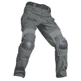 Men's Pants Men's Military Tactical Force CP Camo Multi Cam Cargo Pants Casual Work Suit Combat Air Gun Army Green Knee Pad Pants 230410