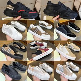 Designer Men Women Shoes Vintage Cheque Sneakers Hool Loop Classic Plaid Sneakers Cotton NO281 Plaid Rubber Outsole Comfortable Lightweight Sneakers