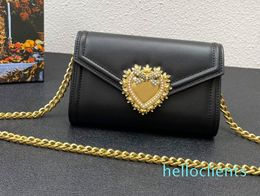 Handbag Cowhide Genuine Leather Butterfly Gold-plated Pearl Inlaid Fashion Letter Lady Purse