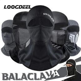 Cycling Caps Masks LOOGDEEL Ski Mask Winter Windproof Warmth Balaclava Full Face Cover Cycling Breathable Outdoor Climbing Fishing Cap Unisex 231109