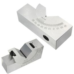 Freeshipping High Precision Angle V Block 0 to 60 Degree Adjustable Micro Angle Gauge with Wrench For Power Tool Chgwo