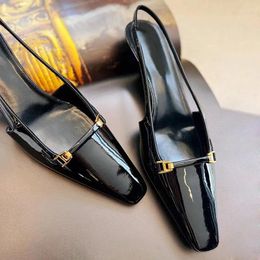 Dress Shoes High Heel Sandals Fairy Autumn Fashion Europe And The United States Black Rubber Stiletto Bun Head Line Belt Summer