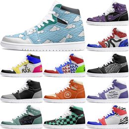 New winter Customized Shoes 1s DIY shoes Basketball Shoes damping boys Anime Character Customization Personalized Trend Outdoor Shoe