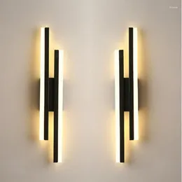 Wall Lamp Bedroom Line Strip Light Nordic Minimalist Stylish Modern LED For Living Room Corridor Aisle Home Decoration