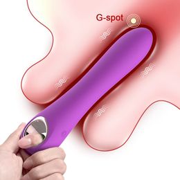 10 Speeds Powerful G-Spot Vibrator for Women Soft Silicone Dildo Vagina Clitoris Stimulator Vibrator Female Sex Toys for Adults