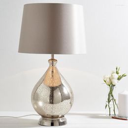 Table Lamps LED Simple Modern Glass Desk Lamp Creative Lights Bedroom Bedside Living Room Soft Design