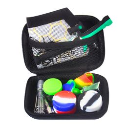 Premium set silicone pipe Rolling Star Smoking case box needles Tobacco Kit Airtight Herb Container Smoke Grinder King Size Roller accessories