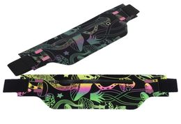 Colorful Waist Bag Butterfly Skull Printing Belt Running Christmas Gifts Sports Portable Gym Bag Hold Water Cycling Phone Bags Wat4894806