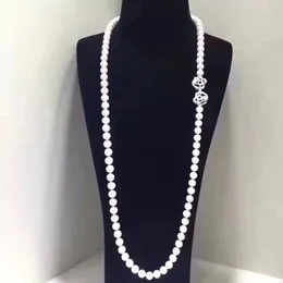 Pendant Necklaces Elegant 8-9mm South Sea Round White Pearl Necklace 24inch