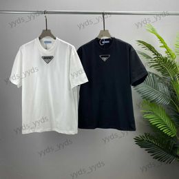 Men's T-Shirts Men's Plus Tees Polos Round neck embroidered and printed polar style summer wear with street pure cotton eEW4FD5 T230410