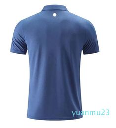 Outdoor Men's Polo Shirt Mens Quick Dry Sweat-wicking Short Top Male Short Sleeve High