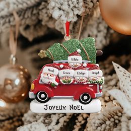 Christmas Decorations 2023 Pendant Personal Custom NamesChristmas For Home Tree Hanging Ornament Year 2024 231109