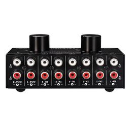 Freeshipping 6 Input 2 Output Or 2 Input 6 Output Audio Signal Source Selection Switcher RCA Port Njugq