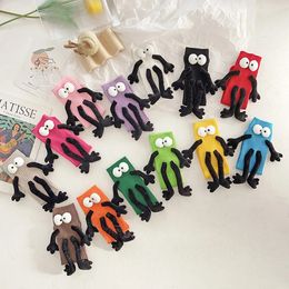 Kids Socks 1 Pair Couple Cartoon Lovely Cotton Breathable Comfortable Doll Eyes Magnetic Club Celebrity Ins toe 231109