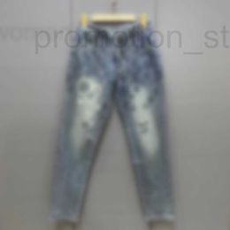 Jeans da uomo firmati Inverno Nuovo Full Sky Star per ragazzi spirituali Pantaloni casual a gamba dritta con marea rossa Marchio Versatile Crop PUAJ 5JUJ