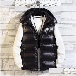 Men'S Vests Mens Jacket Designer Bomber Coats Sleeveless Spring Autumn Windbreaker Man Coat Hoody Fashion Jackets Vest Outwears Size Dhlr7