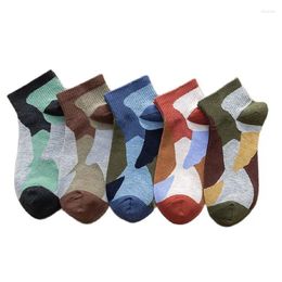 Women Socks Camouflage Cotton Fashion Casual Novelty Sports Short Sock Ladies Olive Army Green Funny Harajuku Middle Tube Sox Gg
