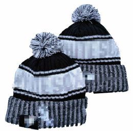Men's Caps White Sox Beanies CHICAGO Hats All 32 Teams Knitted Cuffed Pom Striped Sideline Wool Warm USA College Sport Knit Hat Hockey Beanie Cap for Women's A3
