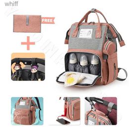 Diaper Bags Mommy Bag USB Charging Diaper Bags Waterproof Oxford Multifunctional Large-capacity Maternity Backpack for Baby Nappy Bag+GiftL231110