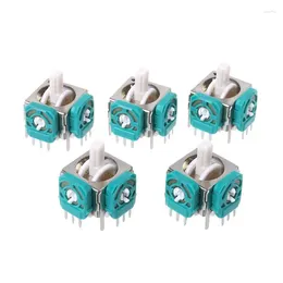 Game Controllers ESTD 5PCS/PACK 3D Analogue Joysticks Module Repair Spare Accessory For NGC Green