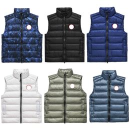 24SS Canada Gilet Crofton Body Warmers Top Fashion Vest Down Jacket Winter Warm Unisex Body Warmer Men Women Vest Ladys Gilets Highend Coat Size XS-XXL