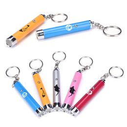 Pets Laser Toys Portable Creative and Funny Pet Cat Toys LED Laser Pointer light Pen With Bright Animation Mouse Shadow Random1 ZZ