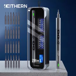 Electric Screwdriver KEITERN Precision Set Cordless with LED LightU seda sa P rofessionalT oolf orR epairingM obileP honesLa ptopsand Com put 230410