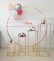 Party Decoration Wedding Arch Flower Plinth Pillar Cake Stand Balloons Craft Billboard Display Rack For Birthday Backdrops