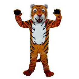 Halloween Cute Tiger Mascot Costumes High Quality Cartoon Theme Character Carnival Unisex Adults Size Outfit Christmas Party Outfit Suit For Men Women