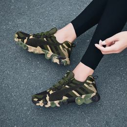 designer shoes Camouflage Fashion Sneakers Women Breathable Casual Shoes Men Army Green Trainers Plus Lover Shoe Size 35-45