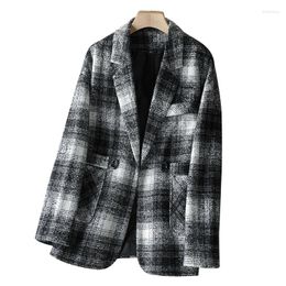 Women's Suits YIBAKA Pockets Blazers For Women 2023 Fashion Office Ladies Casual Coats Long Sleeve Turn Down Collar Single Button Jacket
