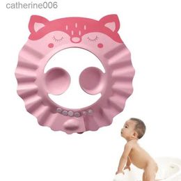 Shower Caps Baby Shower With Ear Protection Waterproof Baby Bath Head Visor With Ear Protection For Washing Hair Soft Silicone PP TPEL231110