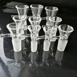 Smoking Pipe Mini Hookah glass bongs Colourful Metal Transparent funnel adapter