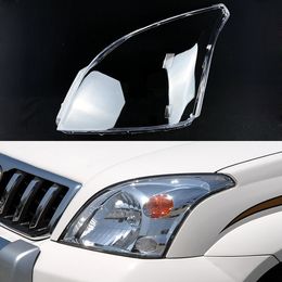 Car Replacement Front Lens Glass Light Lamp Headlamp Shell Transparent Lampshade Headlight Cover For Toyota Prado 2003~2009