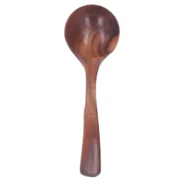 Spoons Soup Ladle Wooden Spoon For Accessories Wood Eco Friendly Cooking Serving Kitchen Utensils Home El