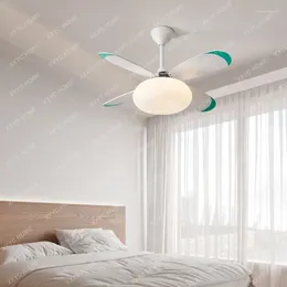 Pendant Lamps Full Spectrum Eye Protection Bedroom Ceiling Fan Lights Pumpkin Lamp Anti-Blue Light Study