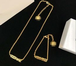 Fashion Classic Medusa Colourful letters Pendants Women;s Bracelet Necklace Stud Earring Sets Brass colour diamonds dream Ladies Designer Jewellery MS12 -089