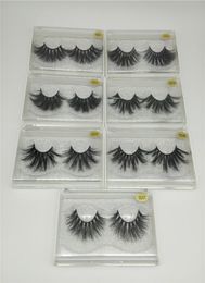 NEW 25mm 5D Mink Eyelashes Fashion Style 3D False Eyelashes Natural Long Mink Eye Lashes Eye Makeup High Volume Soft Eyelash9274831